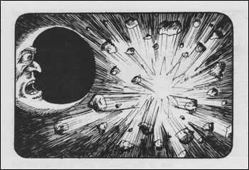 Yes, that is the earth exploding. Did I mention this is a children's book? Yes, that is the earth exploding. Did I mention this is a children's book?